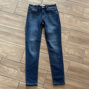 KanCan Cotton Rayon Stretchy Blue Denim Skinny Jeans Womens Size 5/26